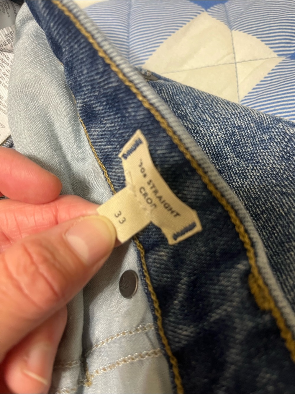 Madewell 90s Straight Crop Jeans
